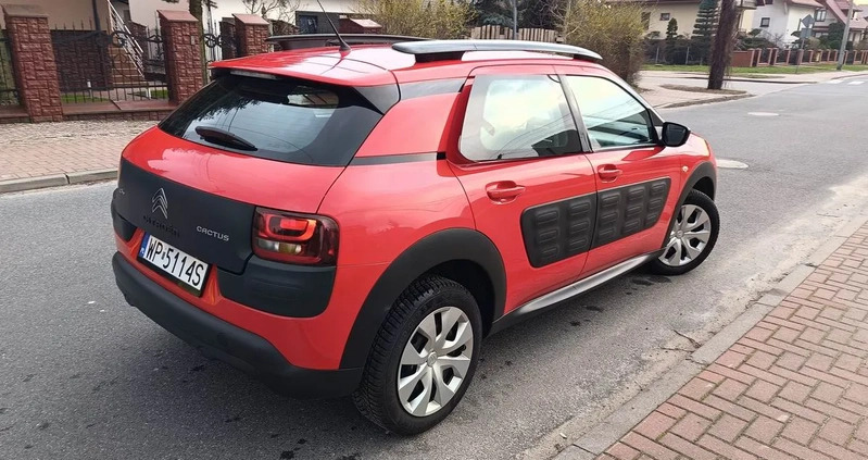 Citroen C4 Cactus cena 37900 przebieg: 147000, rok produkcji 2017 z Płock małe 781
